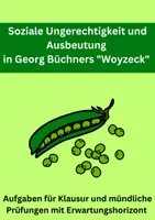 Vorschau - Arbeitsblätter - Soziale Ungerechtigkeit und Ausbeutung in Georg Büchners "Woyzeck" - Deckblatt