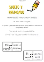 Vista previa - Juegos / Gamificación - PUZZLE CON SUJETOS Y PREDICADOS - página 1