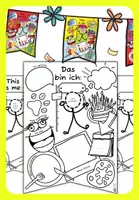 Vorschau - Arbeitsblätter - Steckbrief-Wimpelkette für den Schulanfang (DE/EN/blanko) - Deckblatt