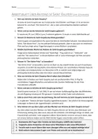 Vorschau - Arbeitsblätter - AB mit Fragen zum Thema "Antoine de Saint-Exupéry" + Lösungsblatt + Mindmap + Infografik - Seite 3