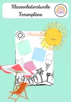 Vorschau - Arbeitsblätter - Klassenleiterstunde - Ferienpläne - Deckblatt