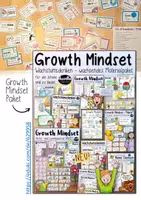 Vorschau - Präsentationen/Tafelbilder - 30 🌈 Affirmationen / Mutmacher - Wachstumsdenken / Growth Mindset - Seite 2
