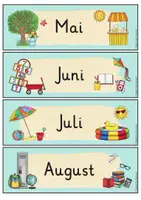 Vorschau - Präsentationen/Tafelbilder - Kalender & Wetter – Tafelmaterial für Schulanfang und tägliche Klassenroutine - Seite 2