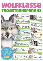 Vorschau - Fördermaterial/Inklusion - Wolfklasse Tagestransparenz Grundschule - Deckblatt