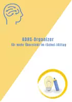 Vorschau - Fördermaterial/Inklusion - ADHS-Organizer für mehr Übersicht im (Schul-)Alltag - Deckblatt