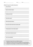 Vorschau - Arbeitsblätter - AB mit Fragen zum Thema "Samen" + Lösungsblatt + Mindmap + Infografik - Deckblatt