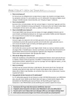 Vorschau - Arbeitsblätter - AB mit Fragen zum Thema "Samurai" + Lösungsblatt + Infografik - Seite 2