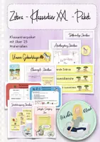 Vorschau - Arbeitsblätter - Klassentier Zebra / Zebraklasse XXL / Sorglospaket Zebra - Deckblatt