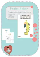 Vorschau - Arbeitsblätter - Paulas Reisen - Eckland - Gebärdensprache - Deckblatt
