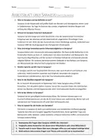 Vorschau - Arbeitsblätter - AB mit Fragen zum Thema "Sarajevo" + Lösungsblatt - Seite 1
