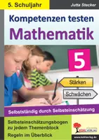 Vorschau - Arbeitsblätter - Kompetenzen testen Mathematik Klasse 5 | Selbsteinschätzung, Lernstandserhebung, große Zahlen, Geometrie, Einheiten, Sachrechnen, Förderung | Mathematik Sekundarstufe Klasse 5 Lösungen - Deckblatt