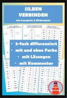Vorschau - Arbeitsblätter - Silben-Paket - Deckblatt