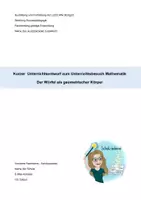 Vorschau - Stundenentwürfe - Mathe - Geometrie - Unterrichtsentwurf - Seite 1