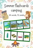 Aperçu - Apprentissages en autonomie - Summer flashcards - Camping -The_British_Fox - Page de couverture