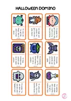 Vista previa - Juegos / Gamificación - HALLOWEEN DOMINO ENGLISH - página 2