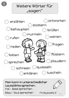 Vorschau - Unterrichtsreihen - Wörtliche Rede üben – Arbeitsheft & Wortfeld „sagen“ (Deutsch Klasse 3/4) - Seite 2
