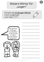 Vorschau - Unterrichtsreihen - Wörtliche Rede üben – Arbeitsheft & Wortfeld „sagen“ (Deutsch Klasse 3/4) - Seite 3