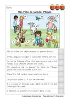 Aperçu - Feuilles d'exercices - Piste de lecture: Paques - Page 3