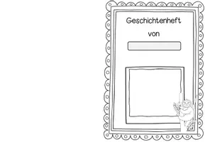 Vorschau - Mal- und Bastelvorlagen - Deckblätter für Hefte Grundschule | Klassentier Faultier / Faultierklasse - Seite 3