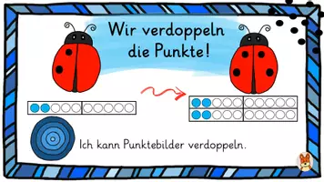 Vorschau - Arbeitsblätter - Verdoppeln - Tafelbilder + Arbeitsblätter Marienkäfer - Seite 3