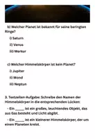 Vorschau - Arbeitsblätter - Abenteuerliche Weltraumreise: Entdecke das Universum - Seite 1