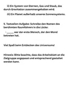Vorschau - Arbeitsblätter - Abenteuerliche Weltraumreise: Entdecke das Universum - Seite 3