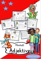 Vorschau - Arbeitsblätter - Miniheft Adjektive - Deckblatt