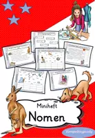 Vorschau - Arbeitsblätter - Miniheft Nomen - Deckblatt