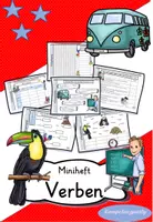 Vorschau - Arbeitsblätter - Materialpaket Verben (Miniheft und Übungskarten) - Seite 1