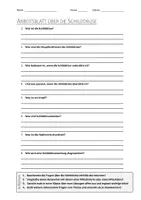 Vorschau - Arbeitsblätter - Lernposter + AB mit Fragen zum Thema "Schilddrüse" + Lösungsblatt + Mindmap + Infografik - Seite 1