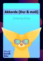 Vorschau - Arbeitsblätter - INTERACTIVE: Akkorde in Grundstellung (Dur und Moll) - Deckblatt