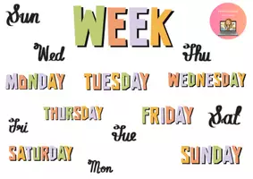 Vista previa - Unidades / Secuencias / Situaciones de Aprendizaje - Days of the week! Días de la semana - página 1