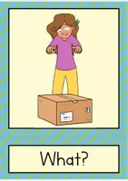 Vista previa - Refuerzo / NEE / Materiales de apoyo - Question words: flash cards // Tarjetas con imágenes (inglés) - página 2