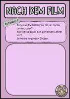 Vorschau - Arbeitsblätter - Freebie DAZ Themenfeld Schule am Beispiel vom Film Fack Ju Göhte - Seite 2