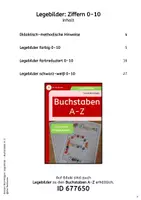 Vorschau - Arbeitsblätter - Legebilder: Ziffern finden 0-10 (für Muggelsteine, Knöpfe...) - Zahlen Klasse 1 - Seite 1