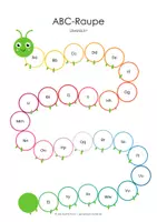 Vorschau - Arbeitsblätter - ABC-Raupe - Lerne das Alphabet mit der bunten Raupe - Seite 2