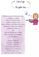 Vorschau - Text - Lied zur Einschulung: "Let it go" --> "Es geht los" - Seite 3