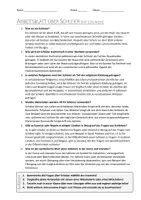 Vorschau - Arbeitsblätter - AB mit Fragen zum Thema "Schleier" + Lösungsblatt - Seite 1