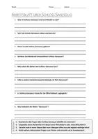 Vorschau - Arbeitsblätter - AB mit Fragen zum Thema "Schloss Sanssouci" + Lösungsblatt + Mindmap + Infografik - Deckblatt