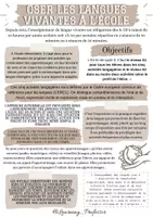 Aperçu - Fiches - Fiche - Enseignement des langues étrangères du C1 au C3 - Page de couverture