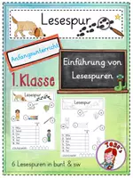 Vorschau - Arbeitsblätter - Lesespuren im Anfangsunterricht (1. Klasse) - Deckblatt