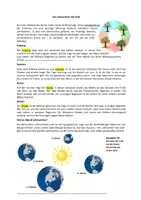 Vorschau - Arbeitsblätter - Arbeitsblatt: Jahreszeiten der Erde (mit Lösung) - Deckblatt