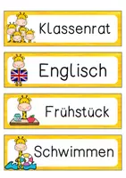 Vorschau - Unterrichtsreihen - Giraffenklasse - Tagestransparenz / Stundenplan - Seite 2