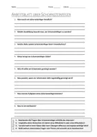 Vorschau - Arbeitsblätter - AB mit Fragen zum Thema "Schornsteinfeger" + Lösungsblatt - Deckblatt