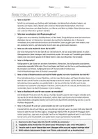 Vorschau - Arbeitsblätter - AB mit Fragen zum Thema "Schrift" + Lösungsblatt + Infografik - Seite 2