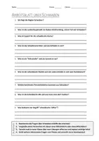 Vorschau - Arbeitsblätter - AB mit Fragen zum Thema "Schwaben" + Lösungsblatt - Deckblatt
