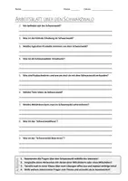 Vorschau - Arbeitsblätter - AB mit Fragen zum Thema "Schwarzwald" + Lösungsblatt + Mindmap + Infografik - Deckblatt