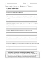 Vorschau - Arbeitsblätter - Lernplakat + AB mit Fragen zum Thema "Schweizer Franken" + Lösungsblatt + Infografik - Seite 1