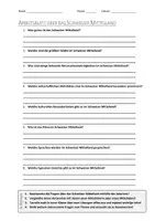 Vorschau - Arbeitsblätter - AB mit Fragen zum Thema "Schweizer Mittelland" + Lösungsblatt - Deckblatt