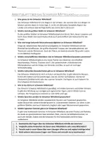 Vorschau - Arbeitsblätter - AB mit Fragen zum Thema "Schweizer Mittelland" + Lösungsblatt - Seite 1